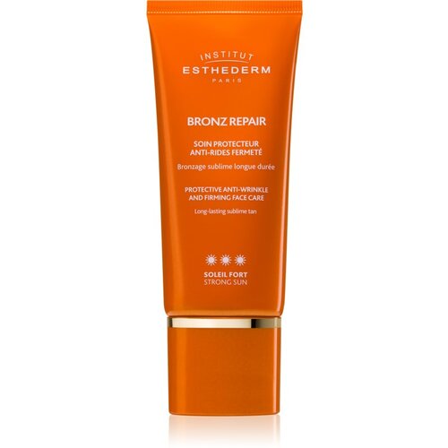 Institut Esthederm Bronz Repair Protective Anti-Wrinkle and Firming Face Care učvrstitvena krema proti gubam za obraz z visoko UV zaščito 50 ml Cene