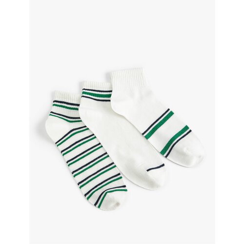 Koton 3-Piece Striped Booties Socks Set Slike