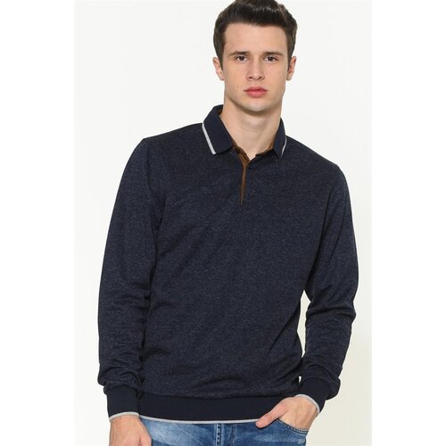 Dewberry 1038 MENS SWEATSHIRT-PLAIN NAVY BLUE Cijene