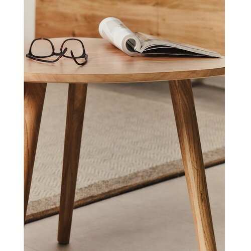 Kave Home Stranske mizice v kompletu 2 ks iz masivne akacije 60x61 cm Duvani &amp;ndash; Slike