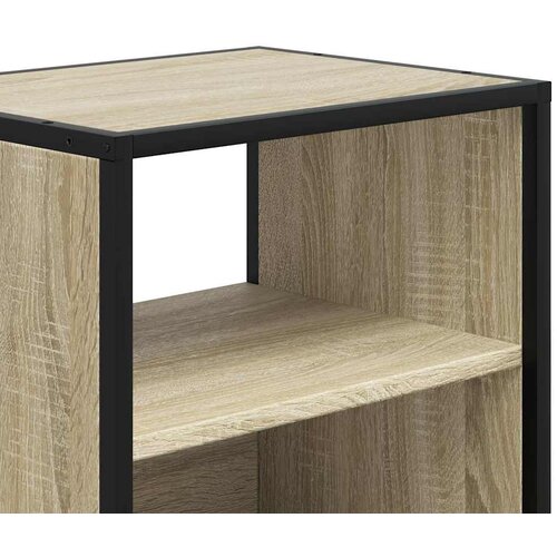  Zidni noćni ormarić sonoma hrast 40x31x39,5 cm Smeđa Slike