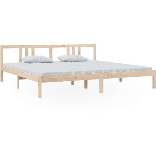  Okvir Za krevet od masivnog drva 200 x 200 cm Slike
