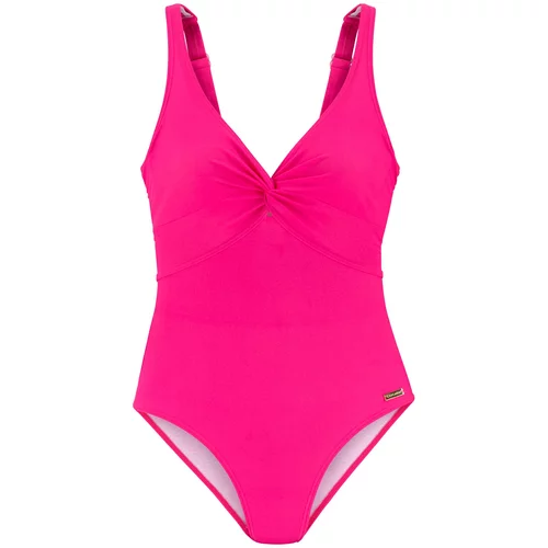 Lascana Jednodijelni kupaći kostim 'Lolo' neonsko roza