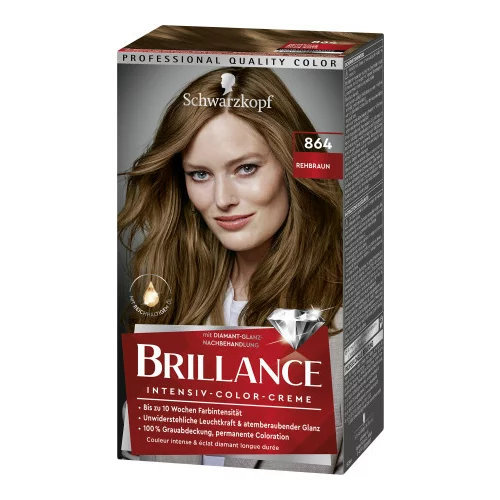 Schwarzkopf Brillance barva za lase - Intensive Color Cream - 864 Fawn