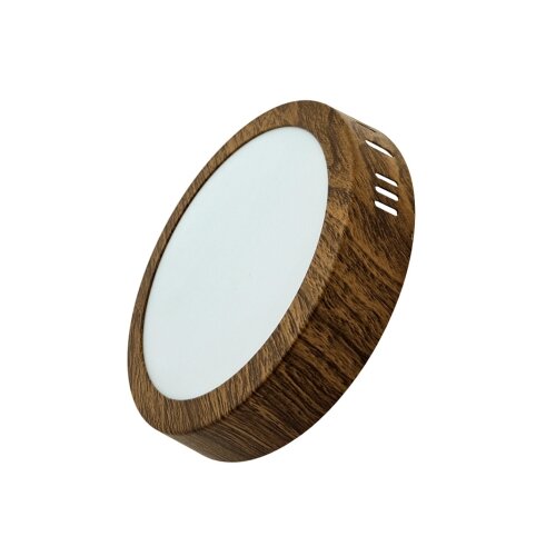  LED plafonsko svetlo RING LED/12W/230V 4200K prečnik 16 cm braon Slike