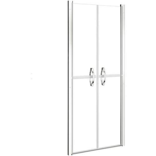 VidaXL vrata za tu&amp;scaron;-kabinu prozirna ESG 101 x 190 cm Slike