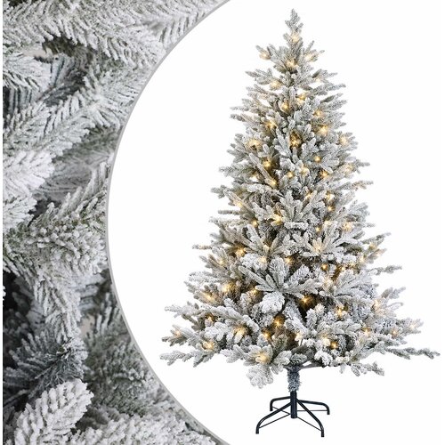  Umjetno božićno drvce s nogom 180 cm 300 LED lampica Slike