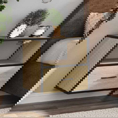 vidaXL Stenska nočna omarica 2 kosa sonoma hrast 40x31x39,5 cm Cene