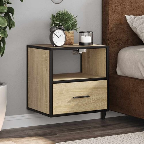 vidaXL Zidni noćni ormarići 2 kom sonoma hrast 40x31x39,5 cm Cijene