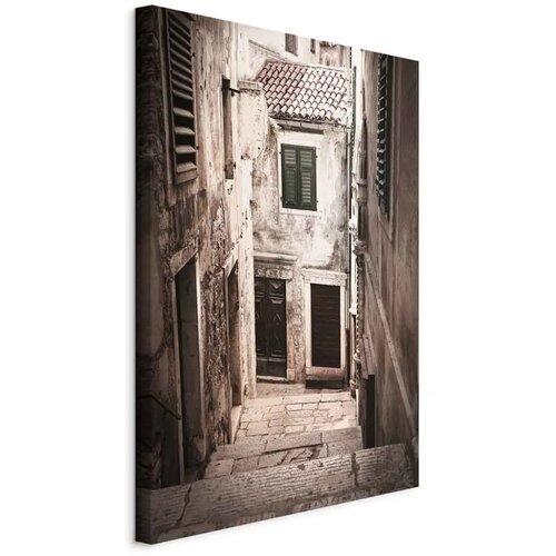  Slika - Retro Alley (1 Part) Vertical 60x90 Na talijanskom platnu Cijene