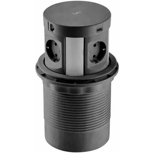 Gtv ugradna utičnica sa 4 utičnice -2 USB porta – 2 RJ45 konektora i WiFI punjačom COMFORT PLUS Cijene