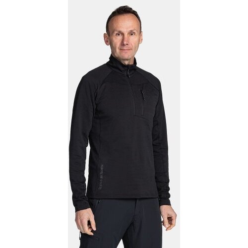 Kilpi Men's technical sweatshirt MONTALE-M Black Slike