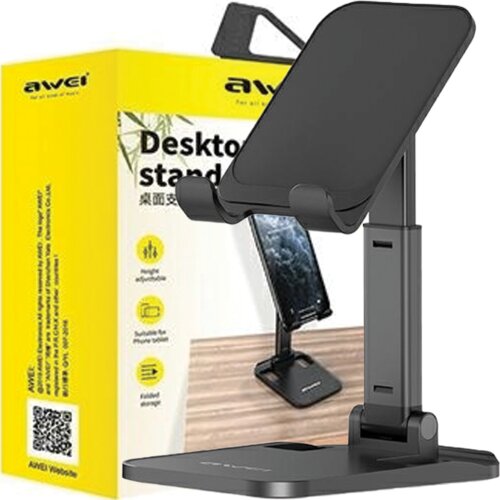 Awei NAMIZNO DRŽALO X11 ČRNO/ČRNO ZA TELEFON, TABLICO, MONITOR, (22108173) Cene