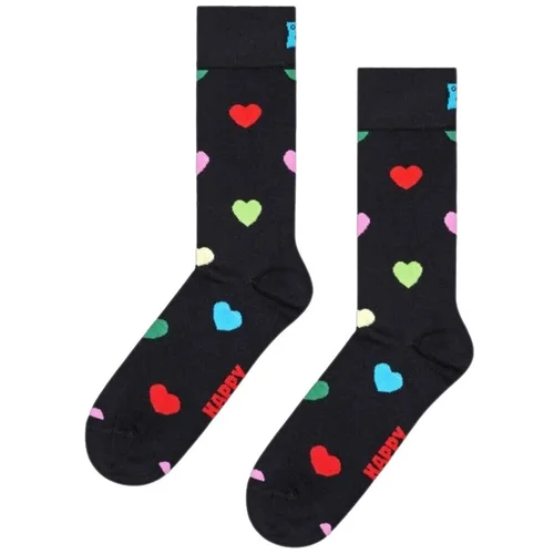 Happy Socks HEART SOCK Crna