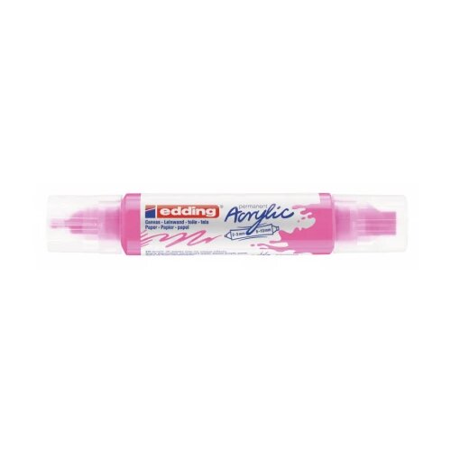  Akrilni marker E-5400 double-liner sa dva vrha Edding neon roze Cene