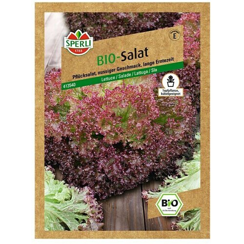 SPERLI Sjeme salate Lollo Rossa (Berba: Svibanj - Listopad) Slike