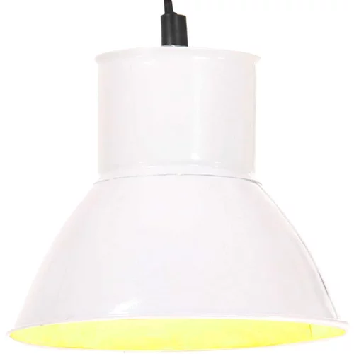 vidaXL Viseća svjetiljka 25 W bijela okrugla 17 cm E27