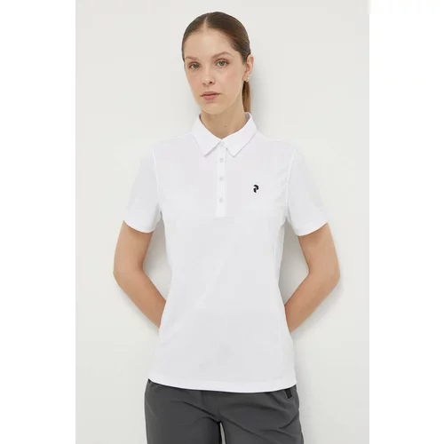 Peak Performance Polo majica za žene, boja: bijela