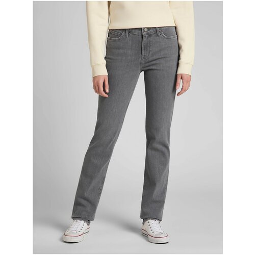 Lee Grey Women's Straight Fit Jeans - Women Cene