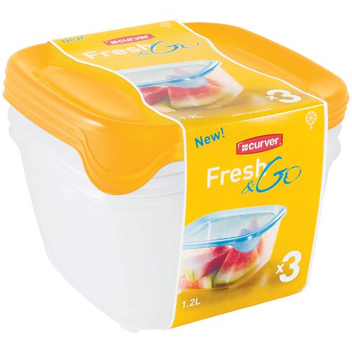 Curver set Frigo posuda/čuvanje hrane Cruver 3x1.2l Cene