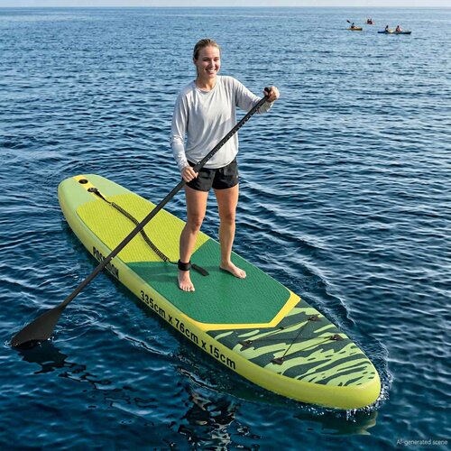  Inflatable Stand Up Paddle Board POSEIDON Zelena PVC Cene