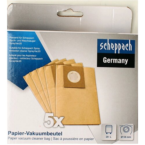 Scheppach Papirna vrećica za usisivač Sprayvac20 7905701702, 5/1 Cene