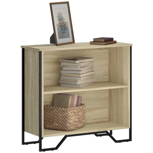vidaXL Knjižna omara sonoma hrast 80x31x74,5 cm inženirski les Cene