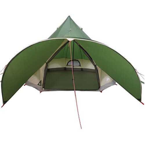  Teepee &amp;scaron;ator s krovom Zelena i Siva 600 x 600 x 347 cm Slike