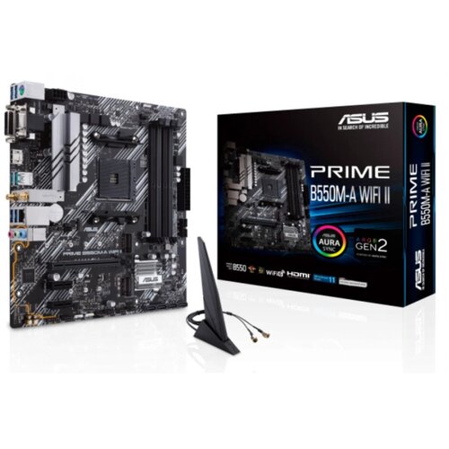  PRIME B550M-A WIFI II AMD B550 Priključnice AM4 Mikro ATX Cene