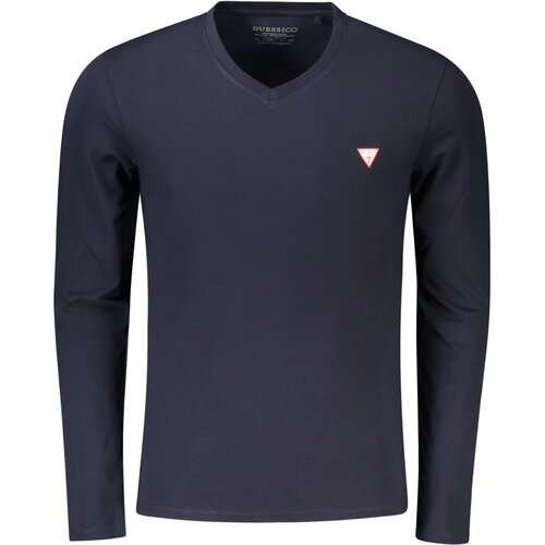 Guess Jeans LONG SLEEVE T-SHIRT MEN BLUE Slike