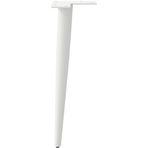 VidaXL noge za klub stolić konusnog oblika 4 kom bijele 42-43 cm čelik Slike