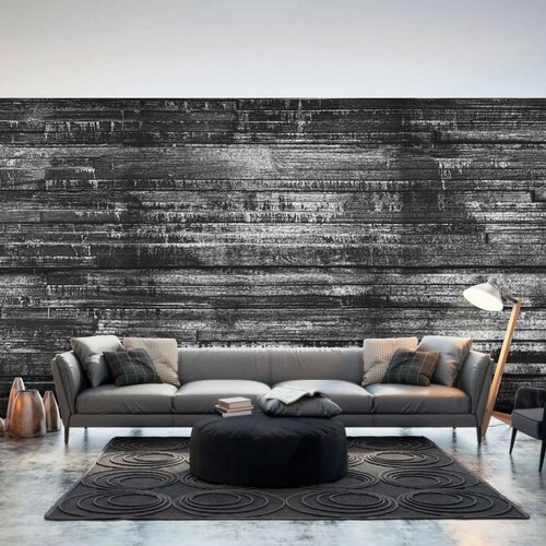  Samoljepljiva foto tapeta - Grey Boards 245x175 Slike