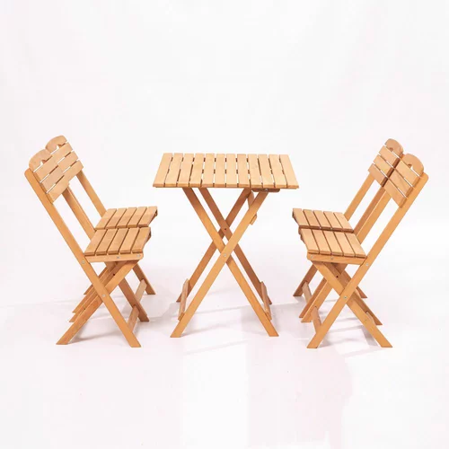  Set vrtnih stolova i stolica (5 komada), smeđa boja