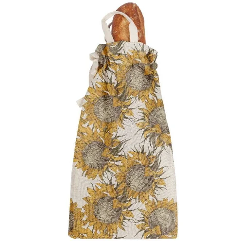 Really Nice Things lanena torba za kruh Bag Sunflower, visina 42 cm