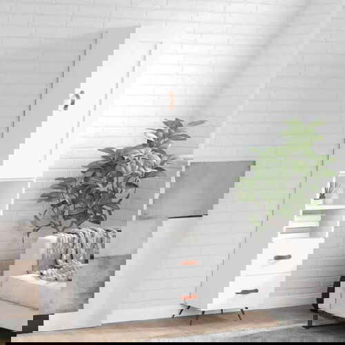 vidaXL Visoka komoda bijeli 34 5x34x180 cm od konstruiranog drva Cene