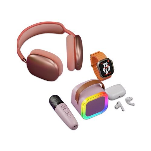  Karler bass k16-combo set (smart watch, zvucnik, slusalice bluetooth) pink ( IT1210 ) Cene