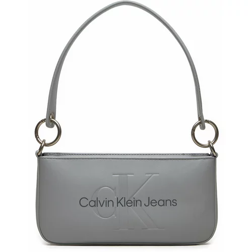 Calvin Klein Jeans Ročna torba Sculpted Shoulder Pouch25 Mono K60K610679 Écru