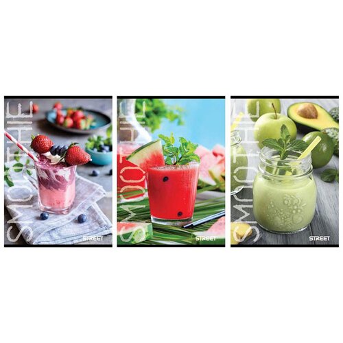 STREET Zvezek A4 Smoothie, mali karo, 54 listov, sortirano, 1 kos Cene