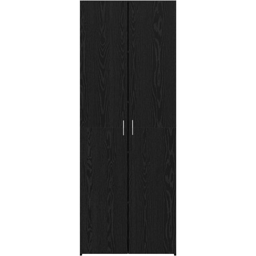  Highboard Crni hrast 70 x 42,5 x 185 cm Slike