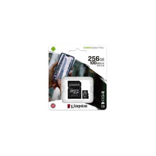 Memorijska kartica Kingston MicroSD 256GB 100MB/s Class 10 SDCS2/256GB Slike
