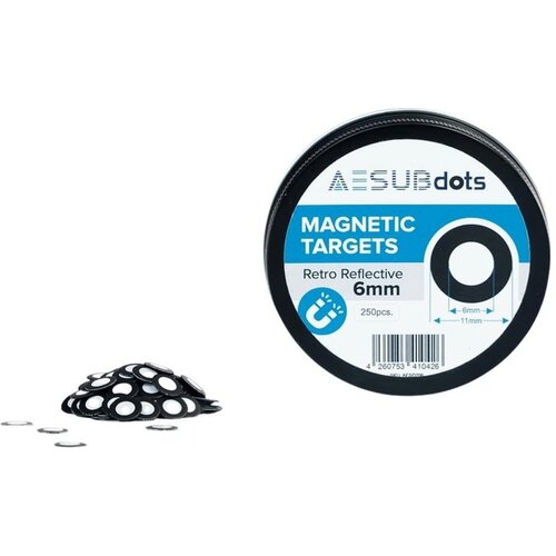 AESUB Dots Retro Reflective Magnetic, 6 mm Cene