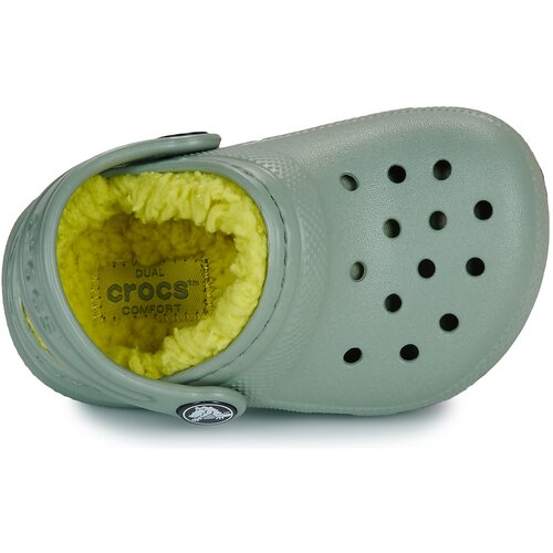 Crocs Cokli Classic Lined Clog T Kaki Slike