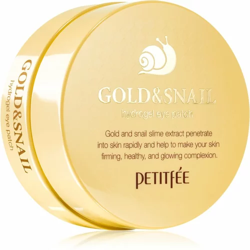 Petitfée Gold & Snail hidrogel maska za predel okoli oči s polžjim ekstraktom 60 kos
