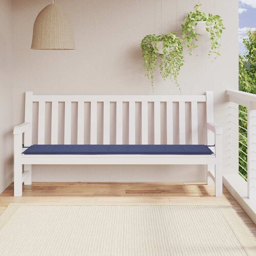  Jastuk za vrtnu klupu modri 200x50x4 cm od tkanine Oxford Cijene