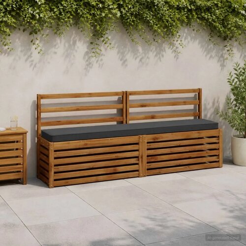  Jastučići za klupe - 2 dijela VUGHT 2 pcs 100% poliester - Antracit (poliester) 180 x 30 cm 2 Cijene