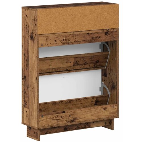  Ormar za cipele EDE 78 x 24 x 103 cm Konstruirano drvo - Staro drvo Slike