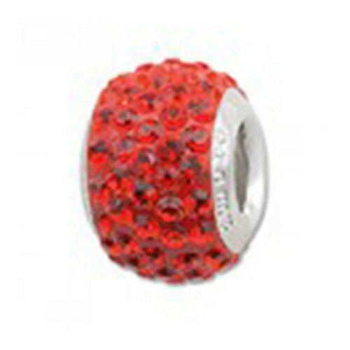 Amore Baci jarko crveni srebrni privezak sa swarovski kristalom za narukvicu ( 23047 ) Cene