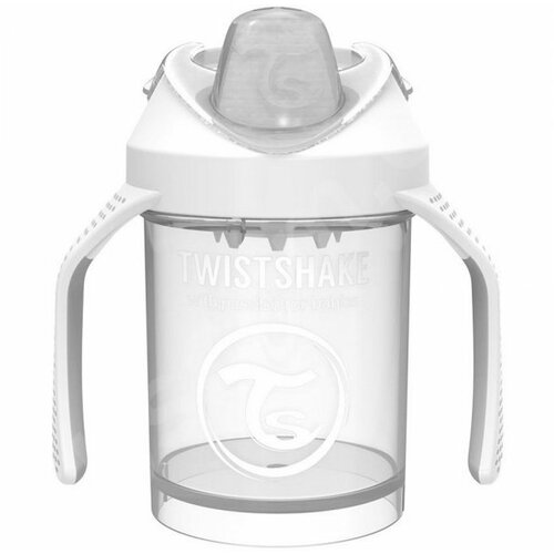 Twistshake mini cup 230ML 4 m white Slike