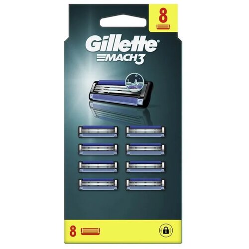 Gillette Dopuna za brijač Mach 3, 8 komada Slike