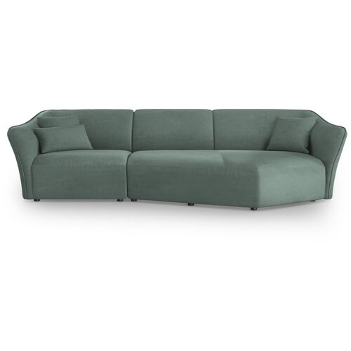 Cosmopolitan Design Tirkizna kutna garnitura od boucl&amp;eacute; tkanine Tokyo &amp;ndash; Slike